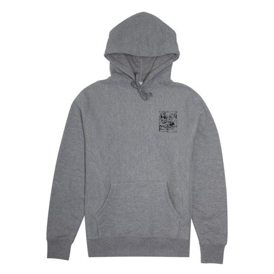 bluza fucking awesome prey french terry hoodie grey