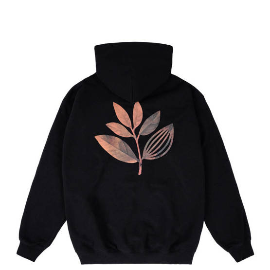 bluza magenta fall leaf hoodie black