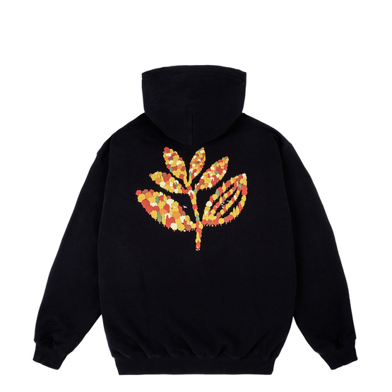 bluza magenta forrest plant hoodie black