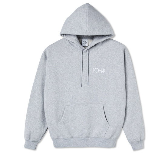 bluza polar 3 tone fill logo hoodie grey