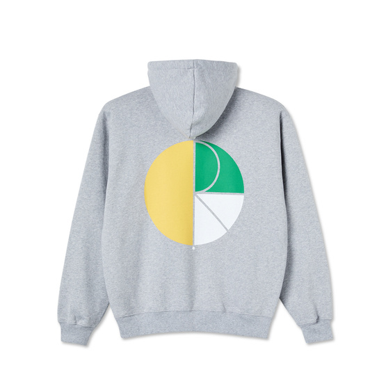bluza polar 3 tone fill logo hoodie grey