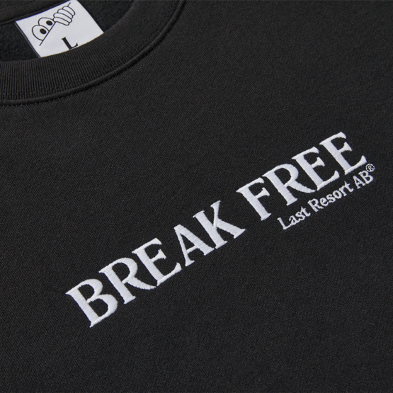 crewneck Last Resort Break Free (Black)