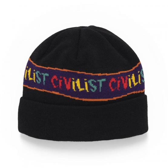 czapka CIVILIST Extro Beanie – black