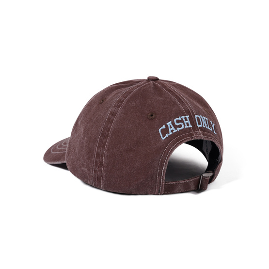 czapka Cash Only Campus 6 Panel Cap (Brown)