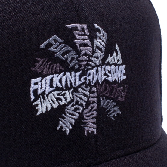 czapka Fucking Aweosome - Spiral Snapback (Black)