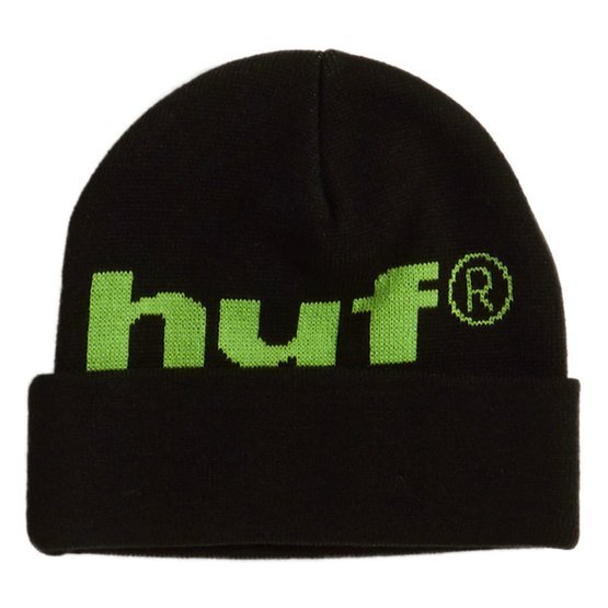 czapka HUF 98 Logo Beanie black