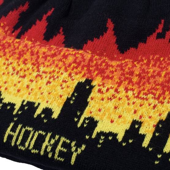 czapka Hockey - Lights Out Beanie Black / Fire