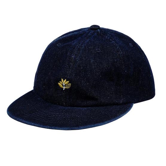 czapka magenta Plant 6p - Blue Denim
