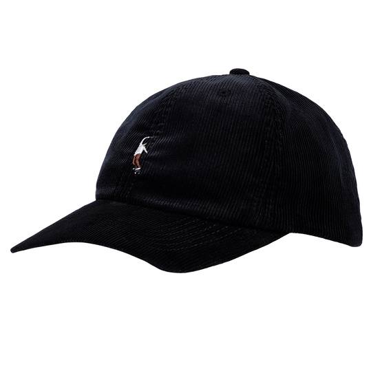 czapka magenta Pws Cord Dad Hat - Black 