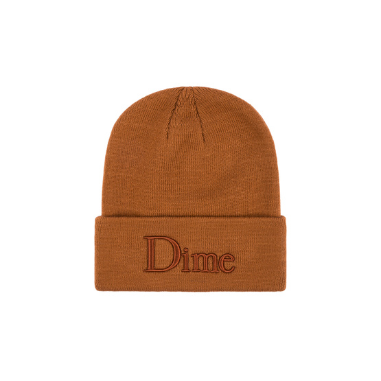 czapka zimowa dime 3D logo Beanie Rust