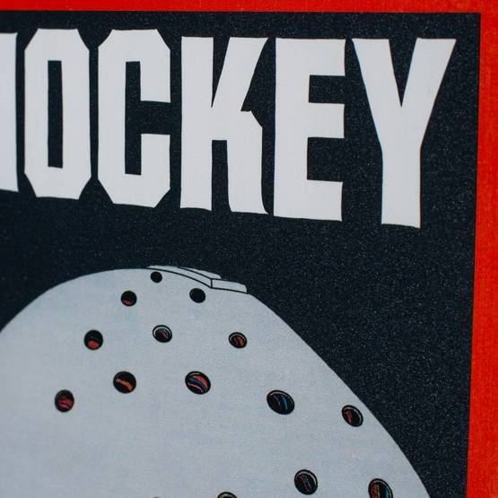 deska Hockey Half Mask Black