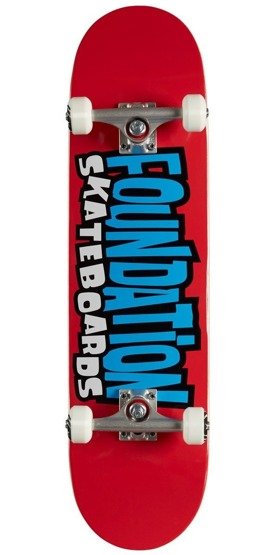 deska kompletna Foundation From The 90s Skateboard Complete - Red - 8.00"