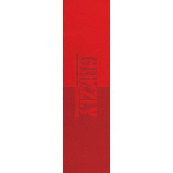 grip Grizzly SPLIT STAMP GRIPTAPE RED