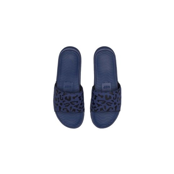 klapki huf shoes slides blue leopard