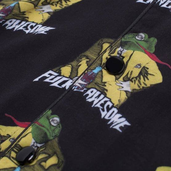 koszula Fucking Awesome frogman club shirt black