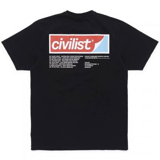 koszulka Civilist Sticky Tee – Black