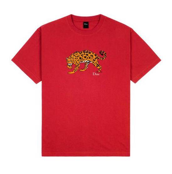 koszulka DIME PUZZLE CAT T-SHIRT - Cherry