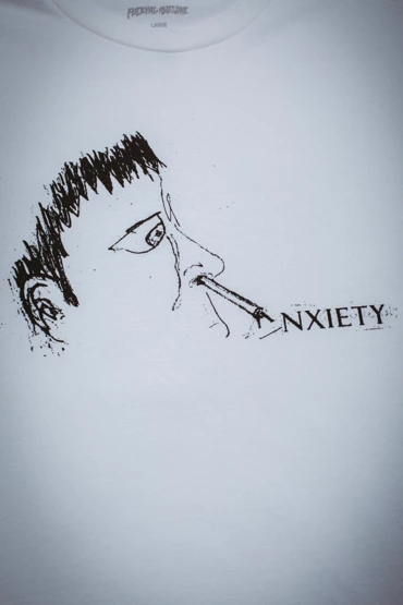 koszulka Fucking Awesome Anxiety Tee (White)