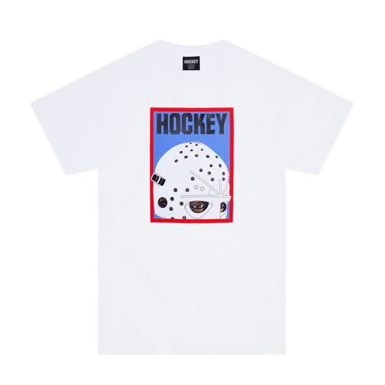 koszulka Hockey - Half Mask Tee White