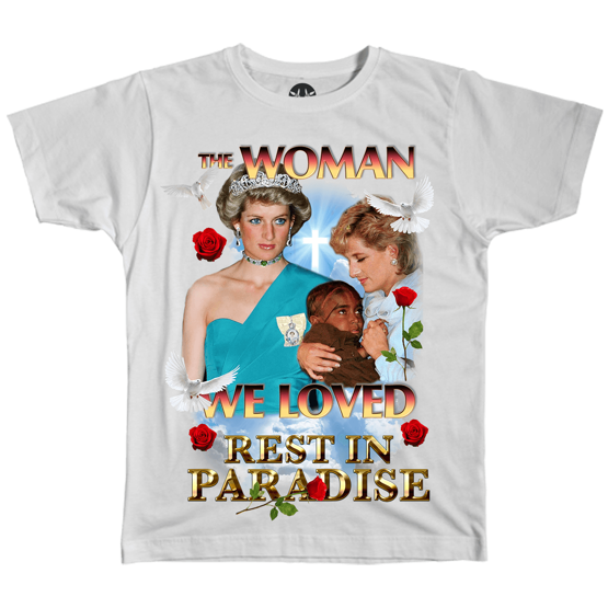 koszulka Paradise NYC THE WOMAN WE LOVED SS - White