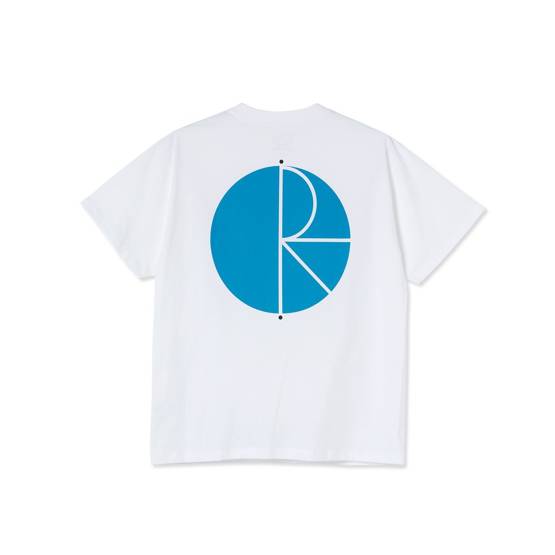 koszulka Polar Fill Logo white/pool blue