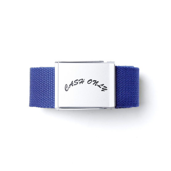 pasek Cash Only Logo Web Belt (Blue)