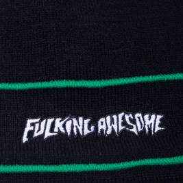 Fucking Awesome - Little Stamp Stripe Beanie Black