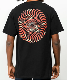 Koszulka Spitfire Classic Came Swirl Logo (Black/Red)