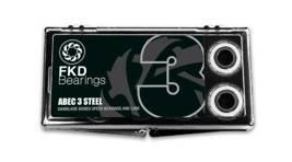 Łożyska FKD Bearings ABEC 3 Clear Case Shield Skateboard Bearings