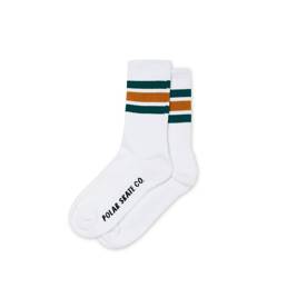 Skarpetki Polar Stripe Socks (White/Teal/Orange)