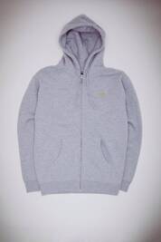 bluza Fucking Awesome Lesser God Embroidered Zip Up Hoodie (Grey)