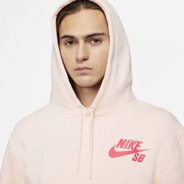 bluza Nike SB ICON HOODIE PO ESSNL ORANGE PEARL/LT FUSION RED