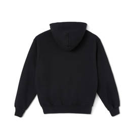 bluza polar patch hoodie black