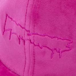 czapka Fucking Awesome Outline Drip Unstructured Velvet Strap Back Pink