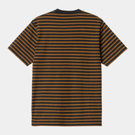 koszulka Carhartt WIP S/S Seidler Pocket T-Shirt (Brown/Black)