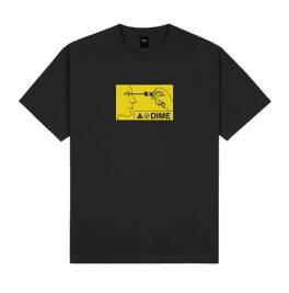 koszulka DIME VISION T-SHIRT - Black