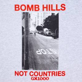 koszulka GX1000 - Bomb Hills Not Countries (Ash)