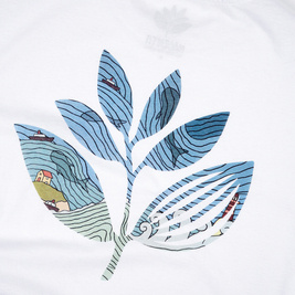 koszulka Magenta Sea Plant Tee - White
