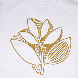 koszulka Magenta Trippy Plant Tee - White
