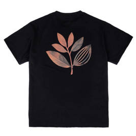 koszulka magenta fall leaf tee black