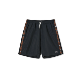 szorty Polar Square Stripe City Swim Shorts (Black / Brown)